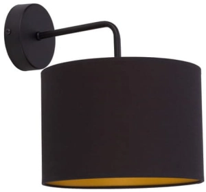 Lampa ścienna kinkiet z czarno złotym abażurem Nowodvorski 9084 Alice B E27
