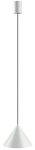 Szara lampa wisząca klosz stożek Nowodvorski 10880 Zenith S GU10 20,5cm x 130cm