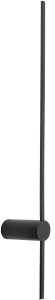 Czarny smukły podłużny kinkiet lampa ścienna Nowodvorski 10312 Saber M LED 11W 3000K 80cm