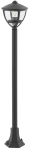 Czarna zewnętrzna lampa stojąca słupek oświetleniowy Nowodvorski 10497 Amelia E27 IP44 100cm