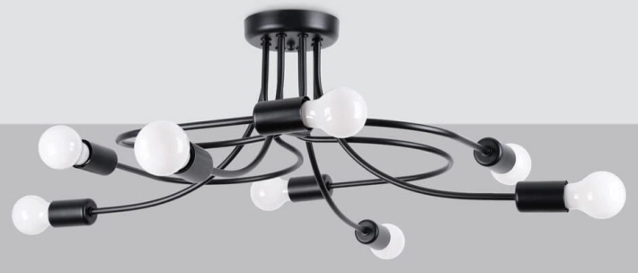 Lampa Sollux Lighting Levar SL.1457 czarny - 010cd0741d6b29d14c1dc93eb7b82241