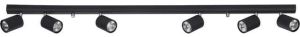 Listwa z 6 regulowanymi reflektorami Nowodvorski 6611 Eye Spot VI GU10 119cm x 17cm Czarny