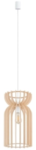 Smukła lampa wisząca z sklejki Nowodvorski 10570 Kymi A GU10 26cm x 160cm