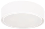 Biały okrągły plafon do sypialni Nowodvorski 8943 Mist III 3xE27 56cm x 14cm