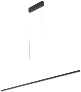 Czarna lampa wisząca podłużna listwa 120cm Nowodvorski 10363 Bar S LED 21W 3000K