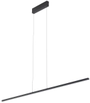 Czarna lampa wisząca podłużna listwa 120cm Nowodvorski 10847 Bar S LED 21W 4000K