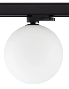 Lampa biała kula 16cm na szynoprzewód trójfazowy Nowodvorski 11296 Snowball G9