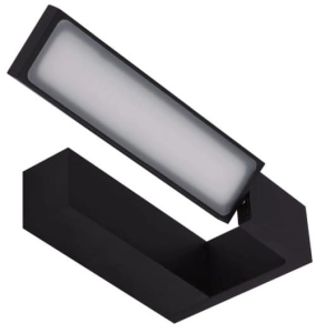 Czarny kinkiet łazienkowy z obracanym źródłem światła Azzardo AZ2961 Dalen LED 12W 4000K IP44 23cm