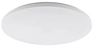 Biały okrągły płaski plafon łazienkowy Nowodvorski 10982 Agnes Round LED 64W 4000K IP44 64,2cm