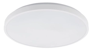 Biały okrągły płaski plafon łazienkowy Nowodvorski 10978 Agnes Round LED 22W 4000K IP44 38,5cm