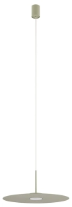Szałwiowa lampa wisząca z okrągłym płaskim kloszem Nowodvorski 11413 Simone GX53 40cm