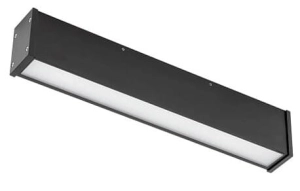 Lampa sufitowa czarna podłużna listwa ledowa 50cm hermetyczna Nowodvorski 11360 Outline 20W 3000K IP44