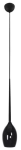 Lampa wisząca łezka z czarnym kloszem Azzardo AZ0130 Izza E14