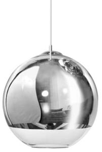 Lampa wisząca chromowana kula 18cm Azzardo AZ0731 Silver E27