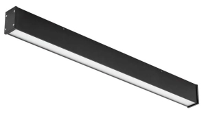Lampa sufitowa czarna podłużna listwa ledowa 100cm hermetyczna Nowodvorski 11361 Outline 35W 3000K IP44