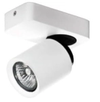 Biała lampa z ruchomym reflektorkiem spot punktowa Azzardo AZ0662 Tomi GU10