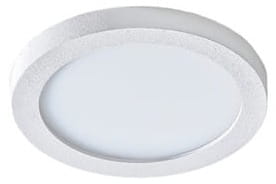 Biała wodoszczelna okrągła płaska lampa podtynkowa Azzardo AZ2831 Slim LED 6W 3000K CRI90 IP44 8,5cm