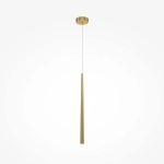 Mosiężna lampa wisząca nad stół smukły walec Maytoni MOD132PL-L6BSK Cascade LED 6W 3000K 3,5cm