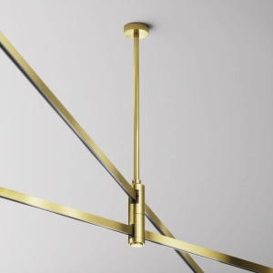 Mosiężny uchwyt rozdzielający do dwóch poziomów szynoprzewodów magnetycznych Flarity Maytoni TRA158C-D1-BS H40,6cm