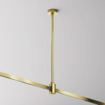Mosiężny uchwyt do szynoprzewodów magnetycznych Flarity Maytoni TRA158C-SL1-BS H40,6cm