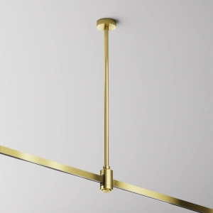 Mosiężny uchwyt do szynoprzewodów magnetycznych Flarity Maytoni TRA158C-SL1-BS H40,6cm