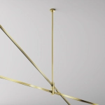 Mosiężny uchwyt podwójny do szynoprzewodów magnetycznych Flarity Maytoni TRA159C-D1-BS H80,6cm