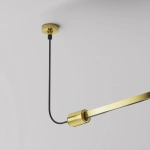 Boczna mosiężna końcówka zasilająca do szynoprzewodów magnetycznych Flarity Maytoni TRA154C-SB1-BS H28-128cm