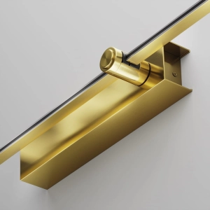 Mosiężna ścienna baza do montażu szynoprzewodów magnetycznych Flarity Maytoni TRA155CW-BB-BS