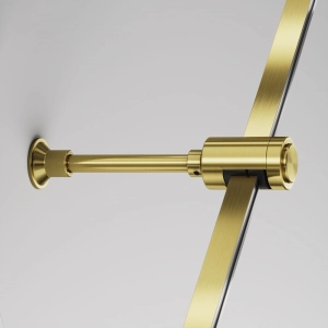 Mosiężny uchwyt ścienny do szynoprzewodów magnetycznych Flarity Maytoni TRA155CW-SL1-BS H14,9cm