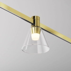 Mosiężna lampa magnetyczna do szynoprzewodów Flarity Maytoni TR147-1-3W2.7K-BS-DE Bianca LED 3W 2700K 120stopni D9cm