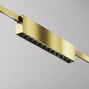 Mosiężna lampa magnetyczna do szynoprzewodów Flarity Maytoni TR150-1-12W2.7K-M-BS-DE Points LED 12W 2700K 40stopni W23,2cm