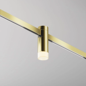 Mosiężna lampa magnetyczna do szynoprzewodów Flarity Maytoni TR145-1-3W2.7K-W-BS-DE Skim LED 3W 2700K 60stopni D2,9cm