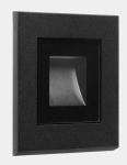 Czarna wpuszczana lampa elewacyjna Leds C4 05-E141-05-CL Click LED 1,4W 3000K IP65