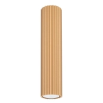 Złota lampa sufitowa tuba spot karbowana Sollux Lighting SL.1551 Karbon GU10 20cm x 6,5cm