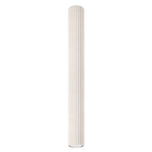 Beżowa lampa sufitowa tuba spot karbowana Sollux Lighting SL.1591 Karbon GU10 60cm x 6,5cm