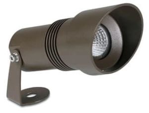 Brązowy zewnętrzny reflektor do oświetlenia roślin Leds C4 05-9881-J6-CL Micro LED 3W 3000K IP65 17stopni