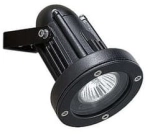 Czarna zewnętrzna lampa do oświetlenia roślin w ogrodzie Leds C4 05-9640-05-37 Helio GU10 IP65
