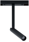 Czarny smukły reflektor na szynę magnetyczną Multiline Oxyled 896846 Lugo LV XL 7W 3000K 24stopnie Dali nóżka 250mm