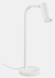 Biała prosta lampa biurkowa Leds C4 10-7982-14-14 Simply GU10 47,5cm