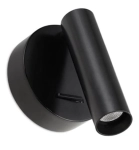 Czarny regulowany kinkiet z włącznikiem Leds C4 05-6193-05-05 Stylus LED 5,1W 3000K 42stopnie