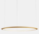 Lampa wisząca złota obręcz Leds C4 Grok Lighting CD5A-00V9AZOU05 Circular LED 38W 2700K CRI90 60cm
