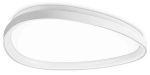 Biała owalna lampa sufitowa plafon Ideal Lux 328942 Gemini pl d061 dali/push LED 27W 3000K 61cm