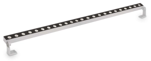 Biała lampa liniowa zewnętrzna regulowana projektor odporny na uderzenia Ideal Lux 322049 Thor pr d100 4000K LED 40W 100cm