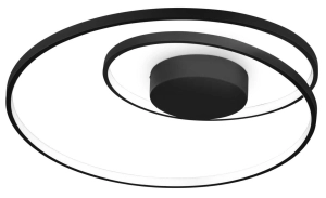 Lampa sufitowa serpentyna czarna Ideal Lux 269412 Oz pl on-off LED 48W 3000K 60cm