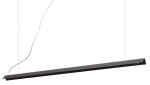 Czarna aluminiowa lampa wisząca w kształcie litery V Ideal Lux 275376 V-line sp LED 20W 3000K