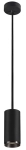 Czarna lampa wisząca tuba 8,5cm x 18,5cm SLV 1004548 Numinos LED 20W 4000K CRI90 60stopnie Dali