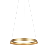 Złota lampa wisząca obręcz 60cm Steinhauer 3692GO Ringlux LED 40W 2700K CRI90 ściemnialna