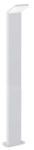 Biała aluminiowa lampa stojąca zewnętrzna słupek ogrodowy Ideal Lux 322483 Style pt h100 4000K LED 9W