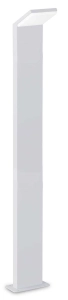 Biała aluminiowa lampa stojąca zewnętrzna słupek ogrodowy Ideal Lux 322483 Style pt h100 4000K LED 9W