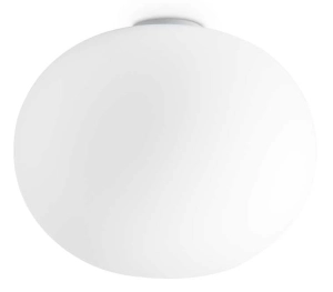 Biała lampa sufitowa szklana kula Ideal Lux 327891 Cotton pl1 d40 E27 40cm